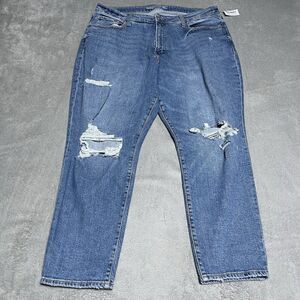 Old Navy Jeans Womens‎ 18 Blue OG Curvy High Rise Straight Secret Smooth Pockets